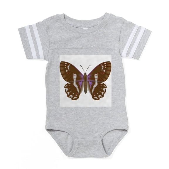CafePress - Fantasy Butterfly 10 - Cute Infant Baby Football Bodysuit