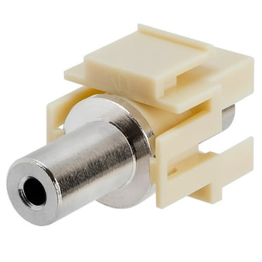 Cmple - Keystone Jack-3.5mm stereo Female to Female IVORY