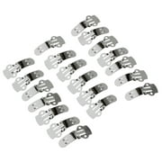 20pcs Blank Stainless Steel Shoe Clips Clip DIY Craft Buckles