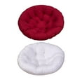 thumbnail image 1 of koolsoo 2 Pcs Coussin de Siège Extérieur Coussins de Chaise Ronds Imperméables Coussins de Chaise Couleur Blanche Rouge Couleur Blanche Rouge, 1 of 9