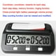 thumbnail image 2 of Temporizador Digital De Ajedrez Reloj de ajedrez, temporizador de competición ligero para uso personal familiar (negro), 2 of 8
