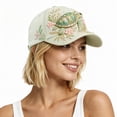 thumbnail image 6 of 3D Ocean Creatures Embroidery Cap, Adjustable Cotton Baseball Caps with Raised Embroidered Sea Animals for Man Woman, 6 of 8