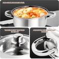 thumbnail image 4 of 6-Piece Kitchen Cookware Sets with Glass Lids, Stainless Steel Cookware Pot Sets with Stay Cool Handle, Non-Stick Saucepans, Dishwasher/Oven Safe, Compatible w/Induction/Electric/Gas Cooktops, 4 of 7