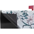 thumbnail image 3 of Coolnut Mailbox Cover Beautiful Elegant Flowers Post Mail Box Cover Magnetic Mail Wraps Cover Standard Size 20.7" L x 18" W, 3 of 5