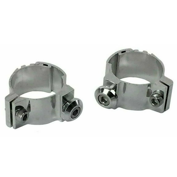 Memphis Shades Adjustable Chrome 35-43mm Windshield Fork Mount Clamps (MEM9953)
