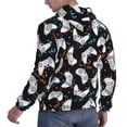 thumbnail image 6 of Pofeuu Cool Gamepad Print Mens Casual Hooded Collar Drawstring Hoodies Pullover Sweatshirts Casual Long Sleeve Shirts-X-Large, 6 of 7