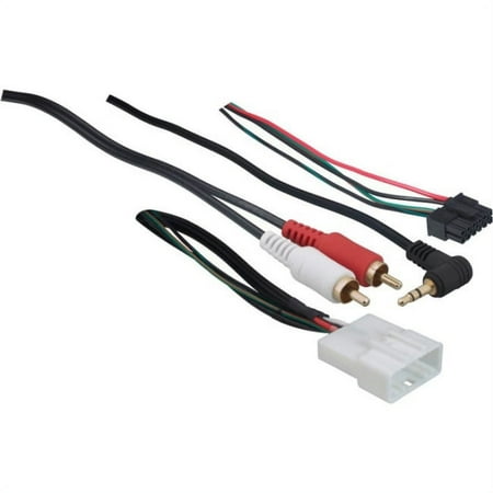 Metra - Steering Wheel Control Add-On Harness with Aux-In for Select 2002-2015 Toyota, Lexus, Scion - Multi