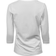 thumbnail image 2 of Tee Jays Womens Stretch 3/4 Sleeve T-Shirt, 2 of 4
