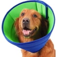 thumbnail image 1 of Cono para perros extrasuave para perros después de la cirugía, conos transpirables para perros y gatos grandes, tamaño mediano, collar de recuperación ajustable para mascotas, collares eléctricos lig JAMW Sencillez, 1 of 5