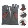 thumbnail image 4 of Compression Therapy Glove Wrist Support Brace Anti-Arthritis Rheumatold Health Hand Pain Relief Sleeve Exercise Training Gloves Grey, 4 of 7
