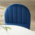 thumbnail image 4 of Tufted Side Dining Chair, Velvet, Gold Blue Navy, Modern Contemporary Urban Design, Kitchen Room Cafe Bistro Restaurant Hospitality, 4 of 9