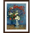 thumbnail image 2 of Art.com Still Life: Vase with Cornflowers and Poppies, 1887 Giclee Print by Vincent van Gogh, Brown Frame Wall Art, 32" x 40", 2 of 5