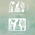 thumbnail image 2 of Cat on Desk Stencil 8.3x11.7inch Reusable Desk Lamp Book Painting Template Office Supplies Decoration Stencil Back to School Theme Stencil for Painting on Wood, Wall and Furniture, 2 of 9