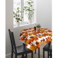 thumbnail image 3 of Fall Tablecloth Fall Leaves Pumpkin Table Cloth for Rectangle Tables 52x52 Inch Autumn Harvest Thanksgiving Table Covers Waterproof Washable Table Cloth for Party Picnic Dinner Decor, 3 of 6
