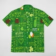 thumbnail image 3 of toraway Chemise Homme Mode Décontractée Jour de la Saint-Patrick Imprimé Numérique 3D Manches Courtes m, 3 of 3