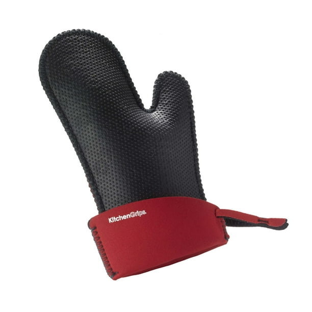 KitchenGrips Chef's Oven Mitt - Small, Red