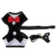 thumbnail image 1 of Vestido de noche de poliéster para mascotas, arnés con correas para el pecho con cuerda de tracción para perros y gatos, 1 of 5