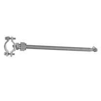 Worgeous Universal Motorcycle Flagpole Mount Adjustable Stainless Steel Height Safety Flag for Rear Seat for Bike Motorcycle Dirt Bike