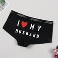 thumbnail image 3 of Women's Brief Underwear High Waist Hipster Panties Pattern Design High Cut Full Coverage Brief, 3 of 6