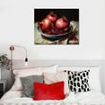 thumbnail image 4 of Nawypu Vintage Fruit Painting Moody Fruit Art Pomegranate Poster Farmhouse Still Life Wall Art Rustic Still Life Picture Still Life Fruit Painting Kitchen Fruit Pictures Dark Academia Wall Art, 4 of 4