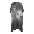 thumbnail image 2 of HELLHERO World Map Long Kimono Swimsuit Cover Up Quick Dry High Quality Fabrics Lightweight Bathing Suit Cover Up, 2 of 6