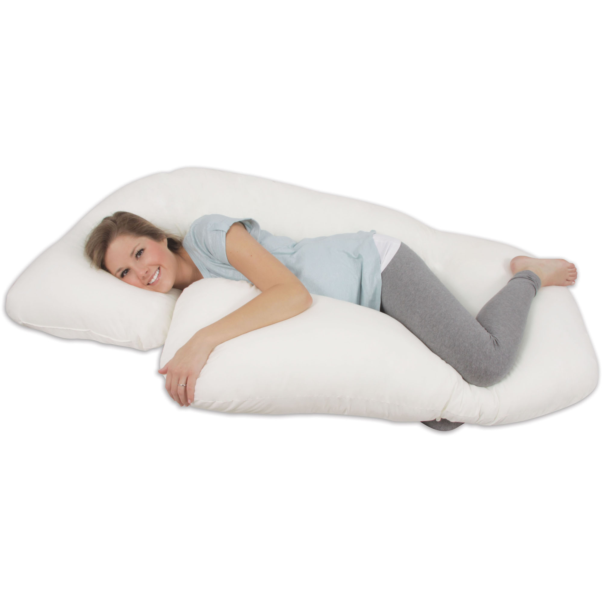 Leachco All Nighter Total Body Pregnancy Pillow, Ivory - image 3 of 5