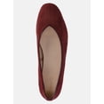 thumbnail image 4 of Scenario Women's Faux Suede Ballet Flats, 4 of 6