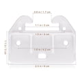 thumbnail image 3 of ELAYARD 10-Pack Plastic Drawer Slide Guides for Dressers, Wardrobes, Cupboards - Home Furniture Replacement Parts, 3 of 6