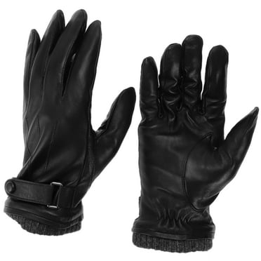 Unique Bargains L Motorcycle Gloves Breathable Full Finger Glove Sheepskin Leather Outdoor Gloves Black 1 Pair