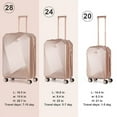 Hikolayae Anza View Collection 3 Piece Hardside Spinner Suitcase Set