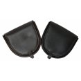 thumbnail image 2 of 100% Leather Horse Shoe Style Change Purse 6223 (C) Brown, 2 of 6