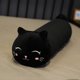 thumbnail image 1 of 25-100cm giant cute soft cat plush sleep pillow cushion kawaii white black brown cat soft plush toys kids children giftblack close eyes35cm Deng Xun unisex, 1 of 2