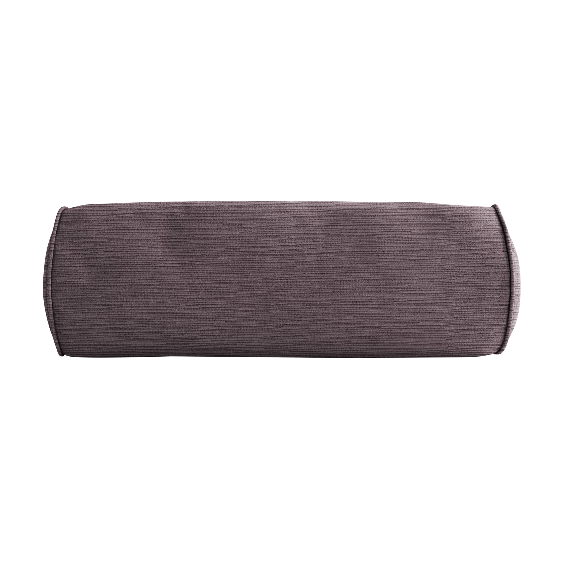 Sorra Home Velvet Fig Bolster Pillow 16 in x 6 in x 6 in