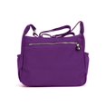 thumbnail image 4 of LAVA Women Crossbody Bags Waterproof Nylon Shoulder Purse Travel Messenger Bag Handbags Purple, 4 of 11
