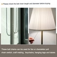 thumbnail image 5 of Unique Bargains 24' Long 0.13' Diameter Beaded Link Pull Chain Extension 5 Pack, 5 of 5