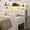 Off-White, variant on Headboard Only with Storage, Upholstered Headboards for Size Bed with LED Light, Station, Height Adjustable, Sturdy and Headboard,