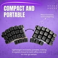thumbnail image 4 of Teclado Hard-tochooseone, ergonómico, dividido, 36 teclas, QMK RGB, 4 of 9