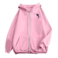 thumbnail image 7 of Cute Christian Hoodies for Women Long Sleeve Loose Bible Verse Graphic Hooded Sweatshirt with Pockets Y2k Zip Up Jacket, 7 of 7