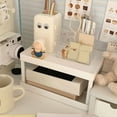 thumbnail image 4 of LLC Makeup Stand 2 Layer Organizer Bedroom Office Student Dormitories Desktop Debris Storage Rack Small, 4 of 5