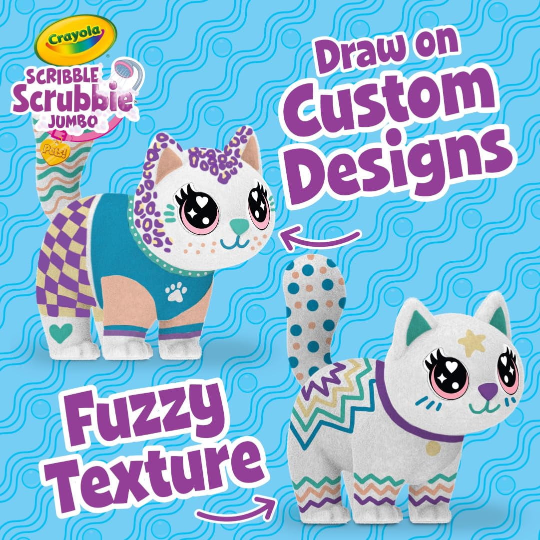 CRAYOLA SCRIBBLE SCRUBBIE JUMBO PET JENNY