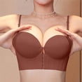 thumbnail image 2 of ATOYSOY Bras for Women Front Hook Corset Half Cup Thin Secure Stay Straps Gathering Shaping Invisible Match For Dresses Formal Occasion, 2 of 7