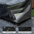 thumbnail image 3 of MR. COVER 3-Seater Outdoor Couch Cover Waterproof, Patio Furniture Cover for Sofa, Heavy Duty Patio Sofa Cover with Air Vent, Anti-UV, Rip-Proof, Fade Resistant, 80"W x 38"D x 35"H, Black, 3 of 9
