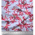 thumbnail image 1 of Soimoi Viscose Chiffon Fabric Wildflower Floral Print Fabric by Yard 42 Inch Wide, 1 of 1