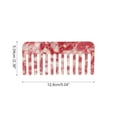 thumbnail image 2 of Unique Bargains 1 Pc Vintage Portable Wide Tooth Comb Red Imitation Acetic Acid, 2 of 6