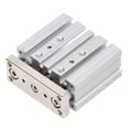 thumbnail image 1 of Yazoeia 3 Rod Pneumatic Cylinder Double Action 16mm Bore 20mm Stroke with Guide SMC Type GY228-33379, 1 of 11