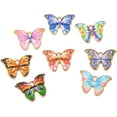 thumbnail image 1 of 20Pcs Alloy Enamel Butterfly Pendants Light Gold Tone Butterfly Charm Mixed Color Jewelry Findings for Women DIY Necklace Bracelet Earring Jewelry Craft Making 16x22x1.5mm Hole: 2x1.5mm, 1 of 4