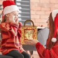 thumbnail image 2 of Christmas Snow Globe Lantern Musical Lighted Snow Globe Lantern Battery Powered Night Light Handbag Electric Snow Globe, 2 of 5