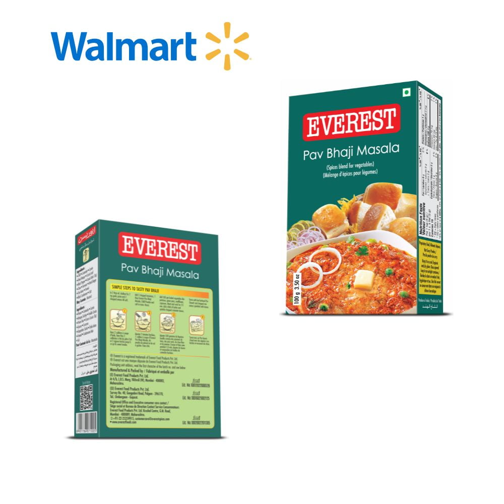Everest Pav Bhaji Masala, 100g Mélange d'épices pour légume