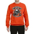 thumbnail image 2 of Lucky 7 Live to Ride Bikes Booze Broads USA Est 1903 | Mens Fashion Crewneck Graphic Sweatshirt, Orange, Medium, 2 of 4