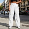 thumbnail image 3 of Aeguzox Womens Pants High Waist Casual Jogger Cargo Pants with Pockets,Sizes S-2XL, 3 of 7